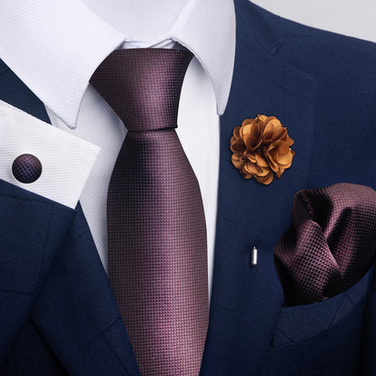 Costume cravate homme Pocket Square Combo 8