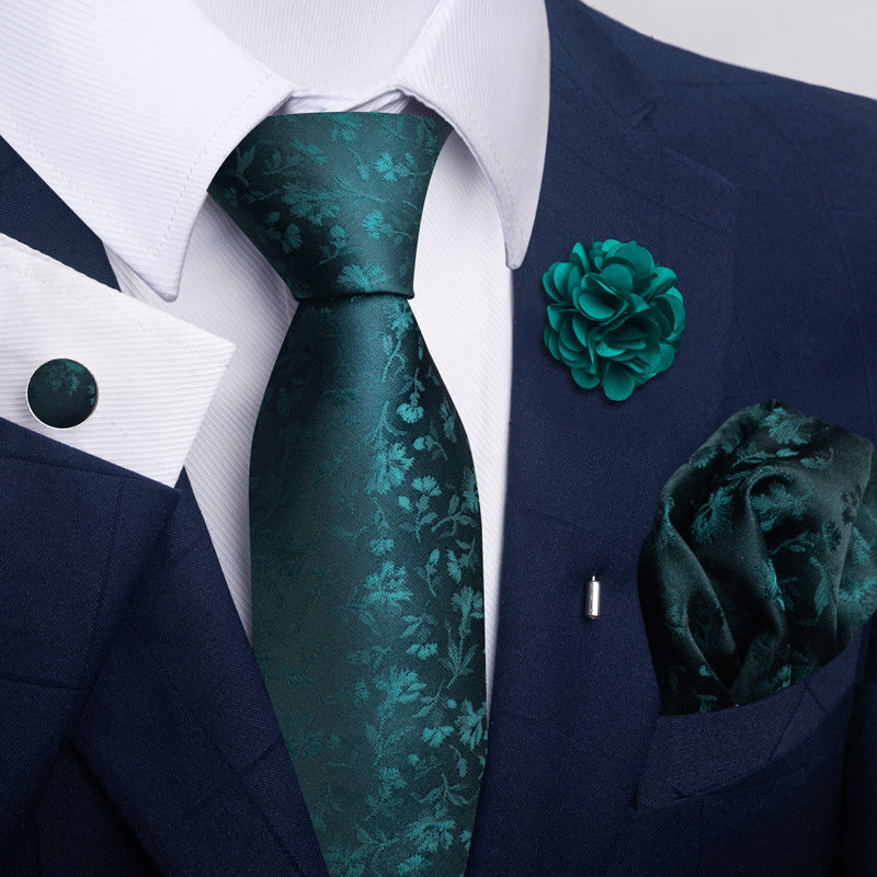 Costume cravate homme Pocket Square Combo 8