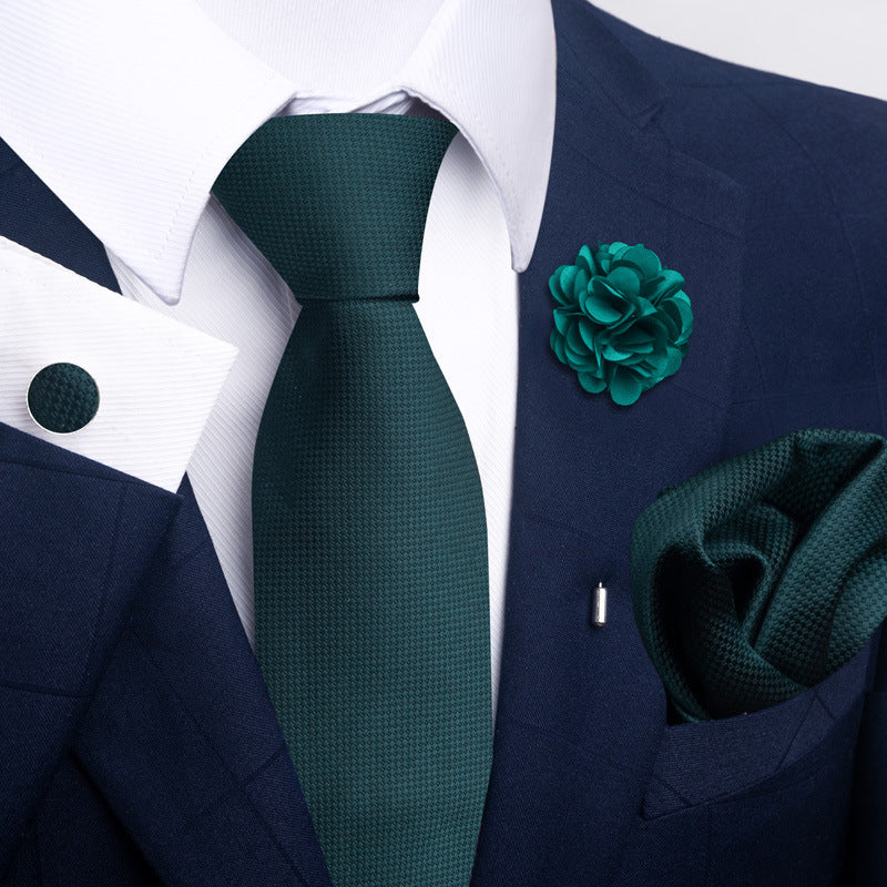 Costume cravate homme Pocket Square Combo 8