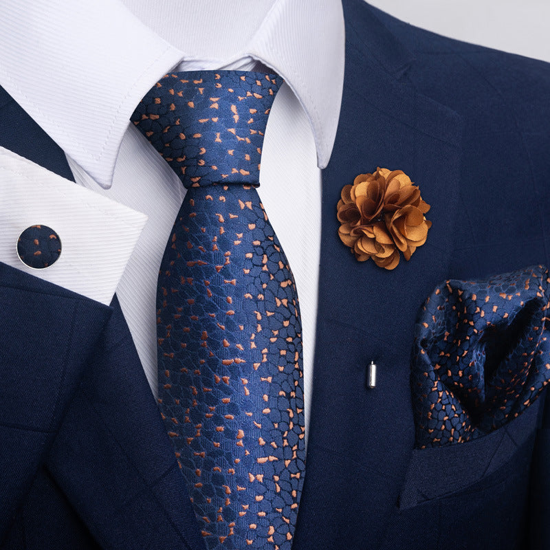 Costume cravate homme Pocket Square Combo 8