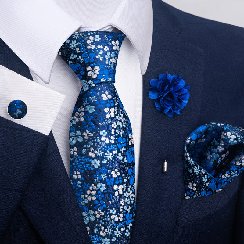 Costume cravate homme Pocket Square Combo 8