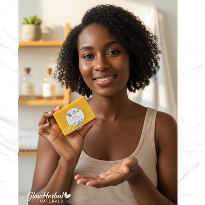 Soin Savon anti acne  au Miel et  au citron de Curcuma