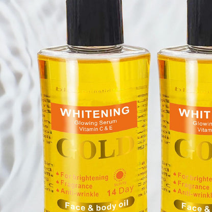 Huile d’or Soins de la peau Huile douce végétale naturelle