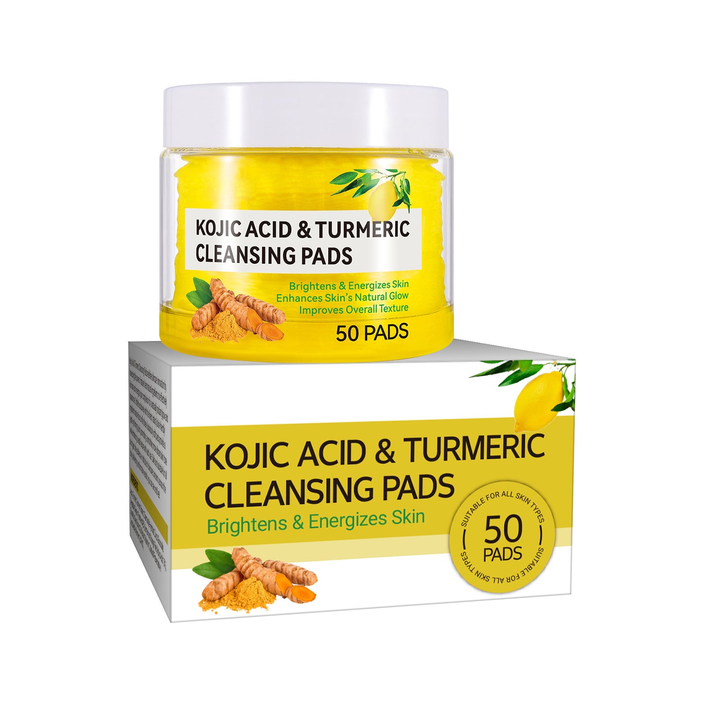 Curcuma-acide-kojic-coton-chiffon-doux-peau-
