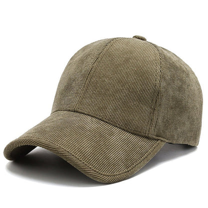 Casquette en velours côtelé quatre saisons Casual Tout assort