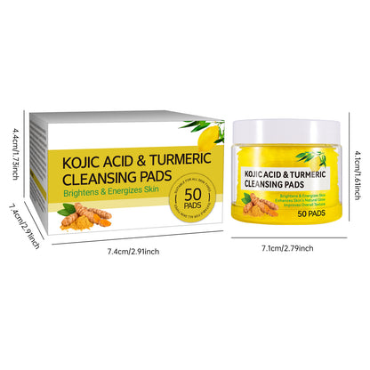 Curcuma-acide-kojic-coton-chiffon-doux-peau-