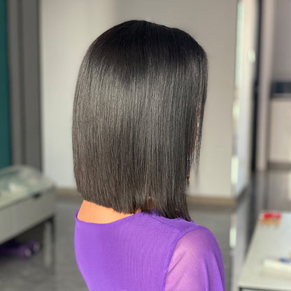 Bob Perruques de cheveux humains